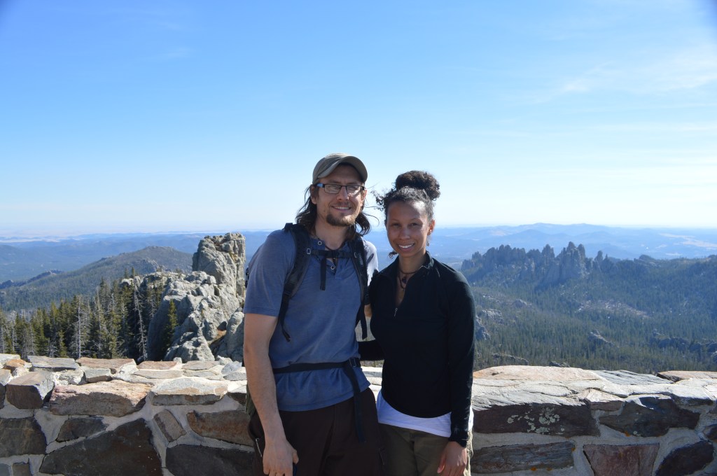 Erin and I on the top of Harney