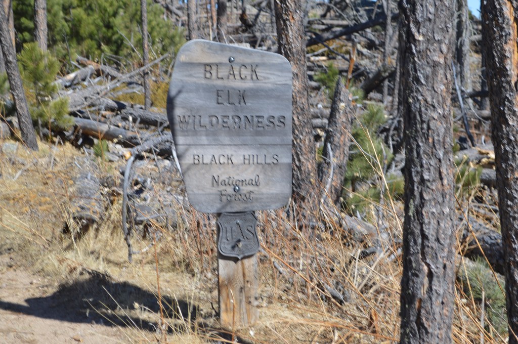 Harney Peak is located in the Black Elk Wilderness area although our route started in Custer State Park 